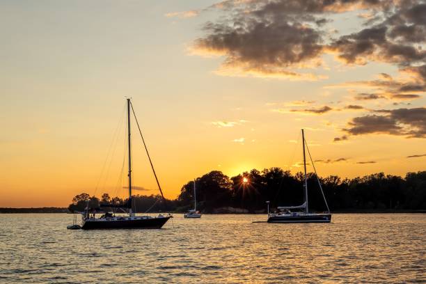 istock Sunset on the Magothy River in Annapolis, Md 1445365177