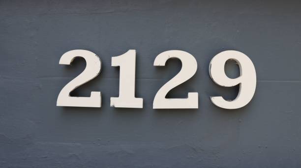 istock Address sign 2129 metallic on charcoal grey 1445365991