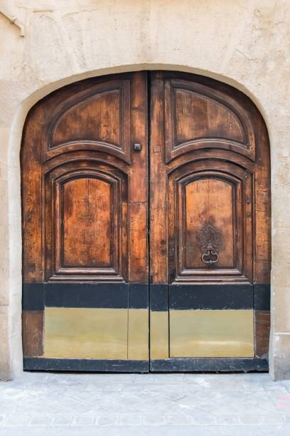 istock Paris, an old wooden door 1445368777