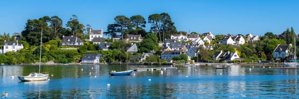 istock Brittany, Ile aux Moines island, the typical harbor in summer 1445369191