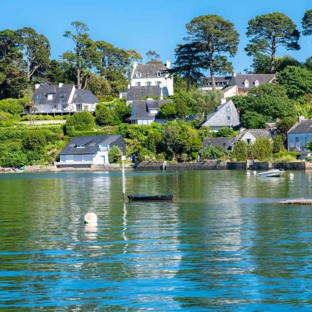 istock Brittany, Ile aux Moines island, the typical harbor in summer 1445369198