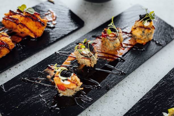 istock Closeup shot of a sushi set 1445370576