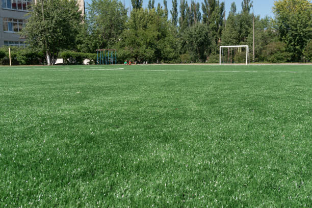 istock Marking on a soccer pitch 1445383778