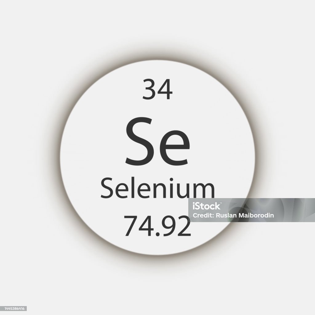Selenium Symbol Chemical Element Of The Periodic Table Vector ...