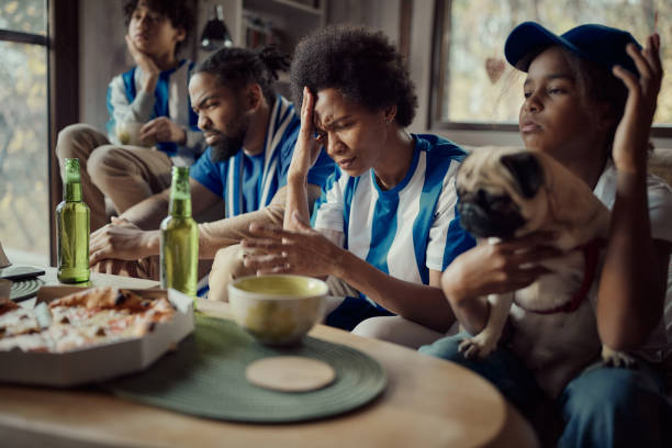 istock Oh no, they've lost the match! 1445388051