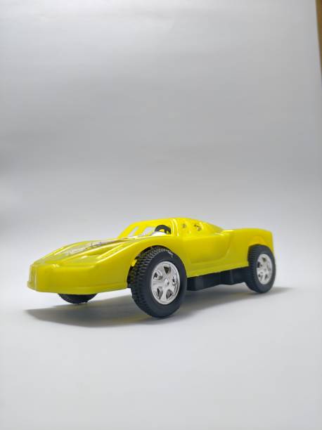 istock Racing car toy isolated on white background. 1445389988