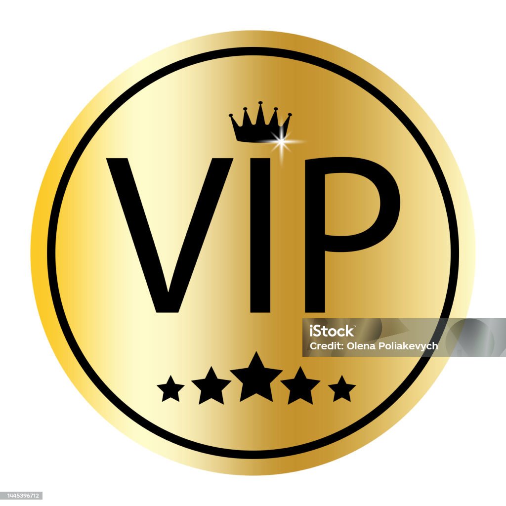 Dấu Hiệu Vip Vòng Tròn Vàng Chất Lượng Cao Cấp Biểu Tượng Đảm Bảo ...