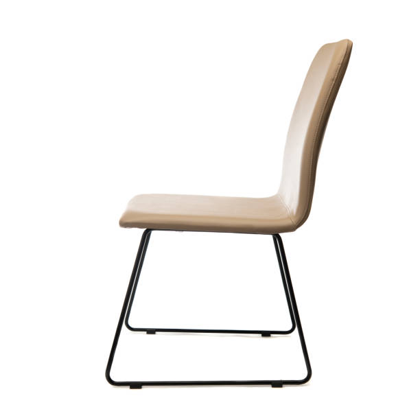 istock Leather chair side view isolated on white background 1445403717