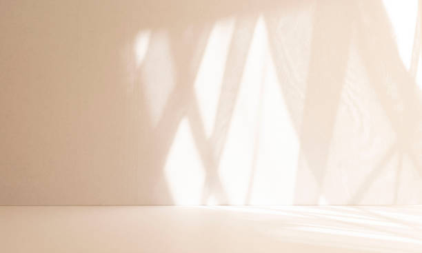 istock An original background image in a minimalistic style for design, product presentation in light beige tones. 1445425602