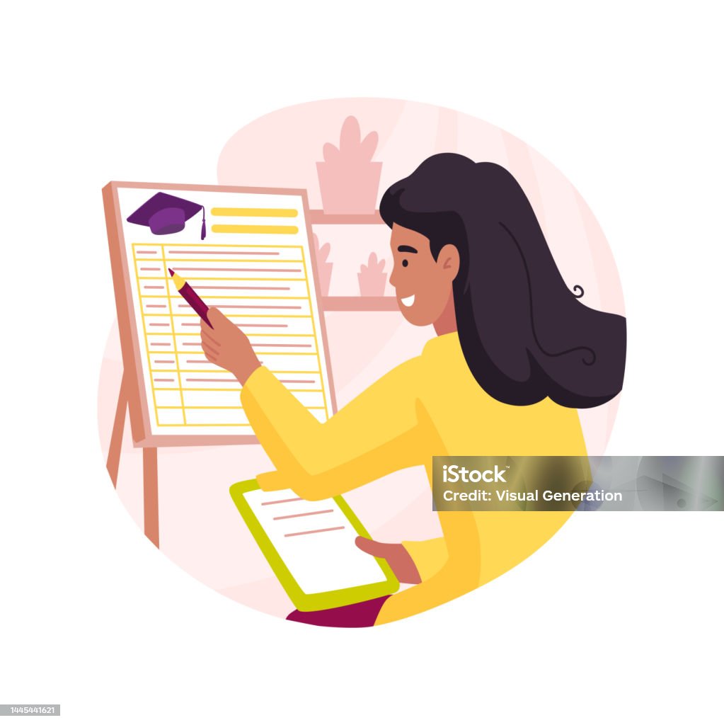 Official Transcript Isolated Cartoon Vector Illustration Stock ...