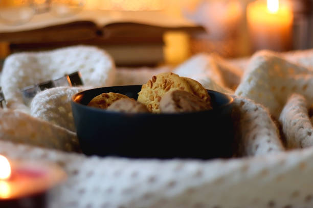 Christmas Decorations, Cookies, Tea and Books