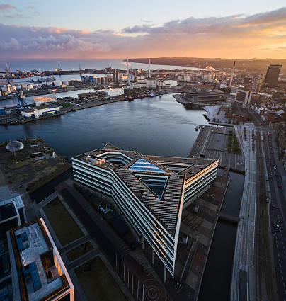 Office buildings at Aarhus harbor