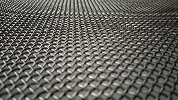 istock Close-up view of metal mesh 1445450781