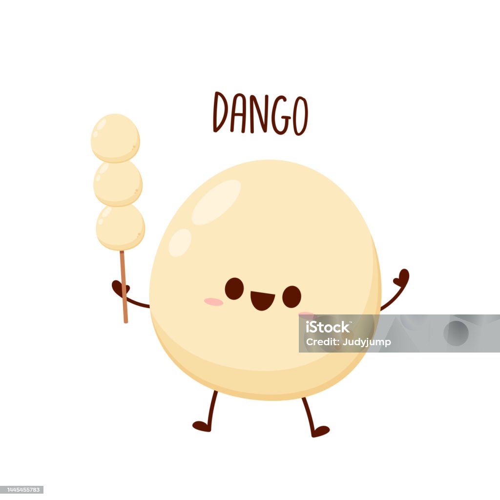 Dango Design Cute Dango Character Design Dango Japanese Dango Vector Illustration On ...