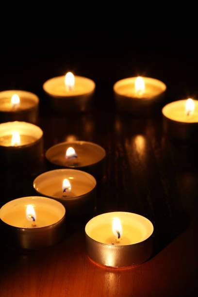 istock Set Of Candles 1445462128
