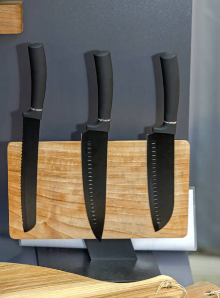 istock Magnetic Knife Holder Wood 1445465430