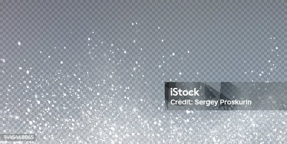 istock Christmas background. Powder . Magic shining white dust. Fine, shiny dust particles fall off slightly. Fantastic shimmer effect. 1445468065