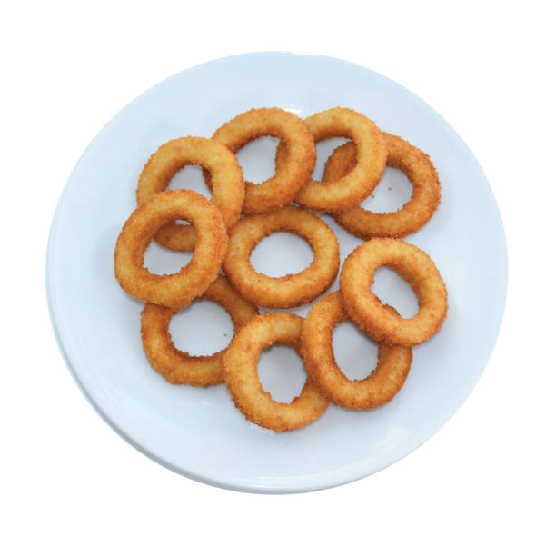 istock fried onion rings on white plate, isolated on white background 1445483998