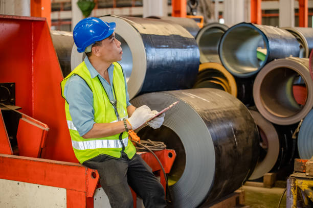 istock Worker are working in factory, engineer worker skills quality, maintenance, training industry factory worker , warehouse Workshop for factory operators, mechanical engineering team production. 1445487885