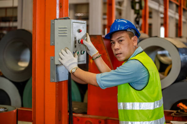 istock Worker are working in factory, engineer worker skills quality, maintenance, training industry factory worker , warehouse Workshop for factory operators, mechanical engineering team production. 1445487890