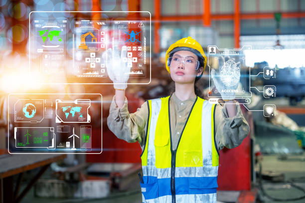 istock Worker are working in factory, engineer worker skills quality, maintenance, training industry factory worker , warehouse Workshop for factory operators, mechanical engineering team production. 1445487968