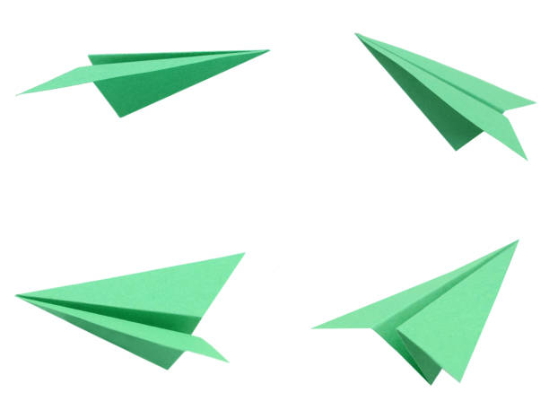 istock Set of paper planes 1445490510