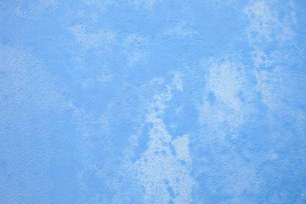 istock Blue Stucco Wall Background, Suitable for Construction and Architecture Concept. 1445491431