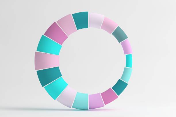 istock Abstract balance colorful geometric shapes 1445493229