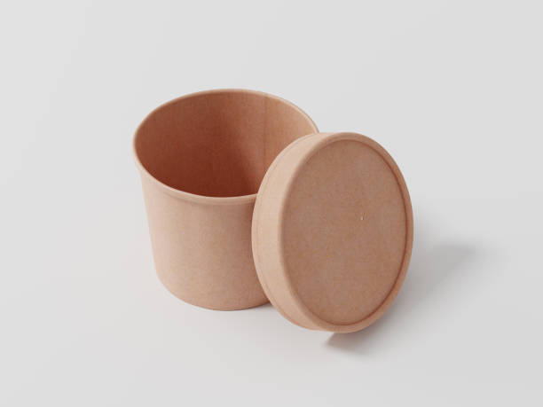 istock Kraft paper food container 1445497188