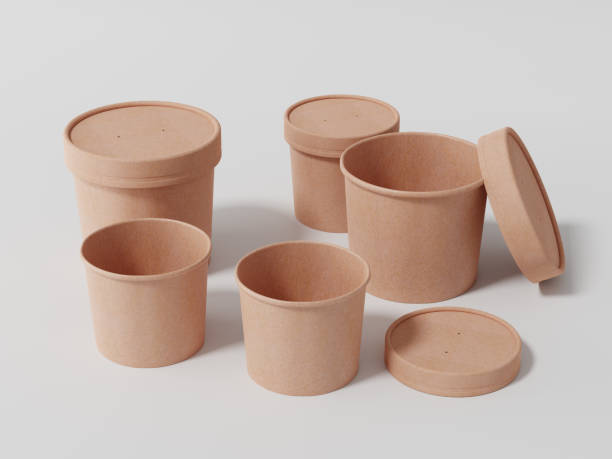 istock Kraft paper food container 1445497219