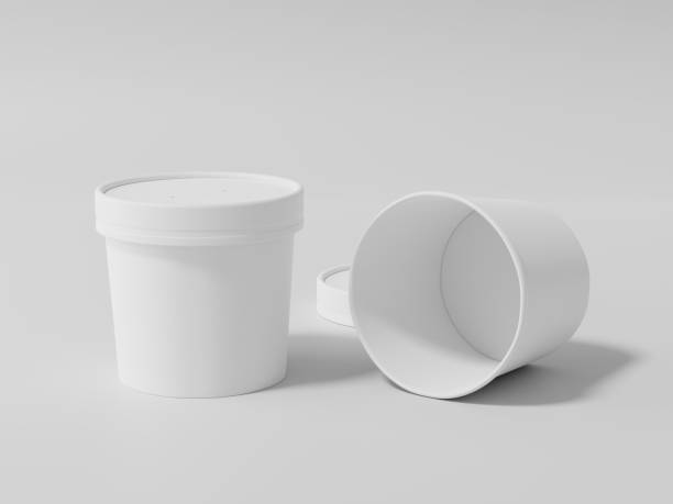 istock Round paper food container 1445497825