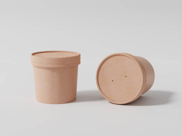 istock Kraft paper food container 1445497917