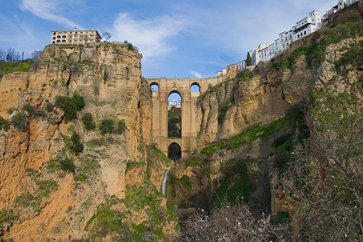 Bridge that divides the city of Ronda