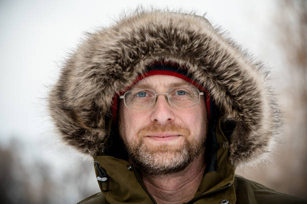 istock Caucasian man winter portrait 1445521589