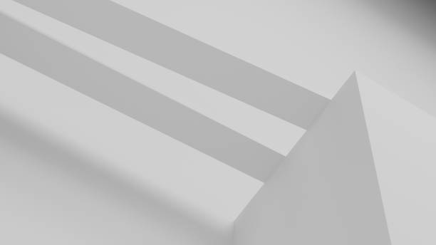 istock Wood plank walkway over ledge gap studio lighting extreme low angle close up 1445524475