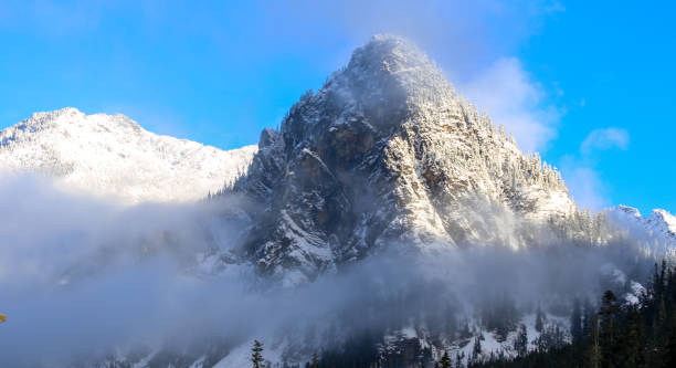 Cascade Mountains at Snoqualmie Pass, Washington