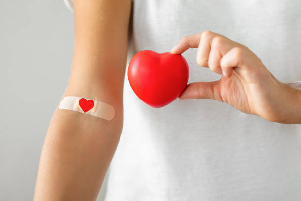 world blood donation, donor day and save life stock photo