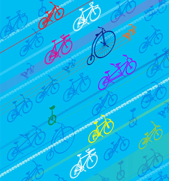 Bike_pattern ベクターアートイラスト