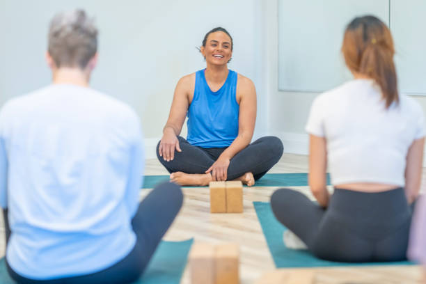 istock Adult Yoga Class 1445533231