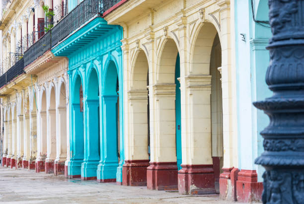 istock Colorful street in Cuba 1445534014
