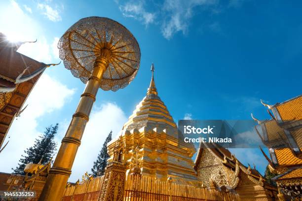 Wat Phra That Doi Suthep Near Chiang Mai Thailand Stock Photo - Download Image Now - Ancient, Architecture, Asia