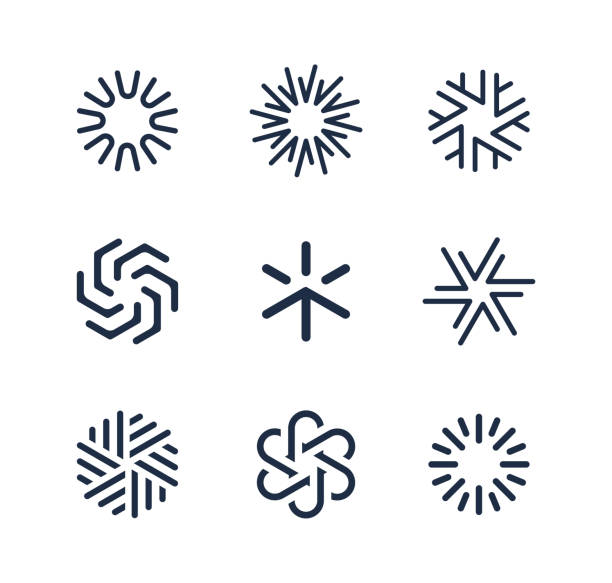 ilustrații de stoc cu logo elemente de design - siglă