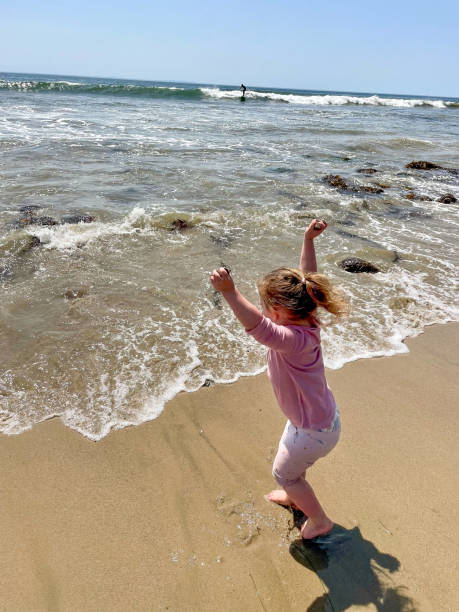 istock Young girl at the beach 1445552174