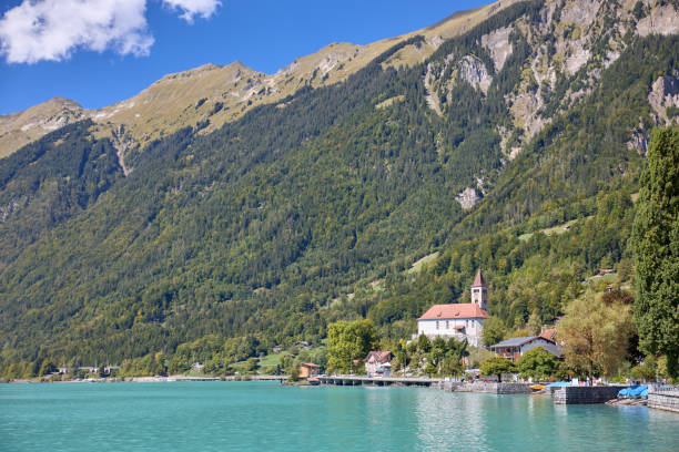 istock Nice sunny day at Lake Brienz in Switzerland. 1445554356