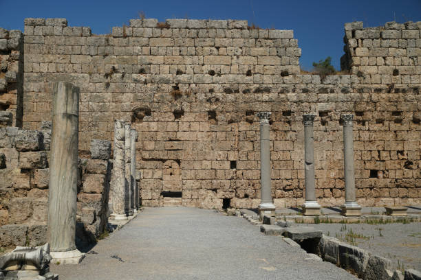 istock Perge Ancient City in Antalya, Turkiye 1445557155