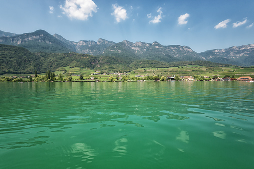 Lake Kalterer See is the largest natural lake in South Tyrol and the warmest lake of the Alps. Perfect for pedal boating in summertime.