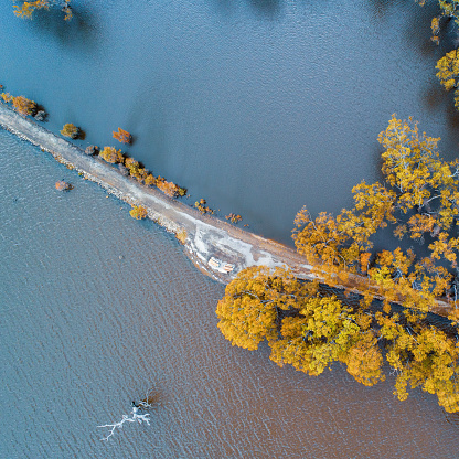 The O’Keefe Rail Trail walking track between Bendigo and Heathcote after the flooding rains.  This normally dry area was completely inundated with water.