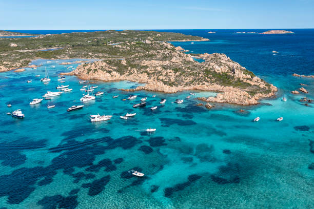 istock La Maddalena Boats Aerial 1445566936
