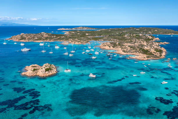 istock La Maddalena Boats Aerial 1445566951