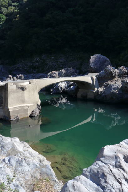 istock The oldest Subsidence bridge in Kochi Prefecture,Kuki Subsidence Bridge (Niyodogawa Town) 1445568198
